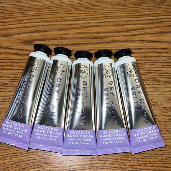 5 pk  BBW Dry Hand Relief hand Creams - Picture 1 of 3